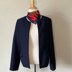 Talbots Navy Jacket Blazer size 10